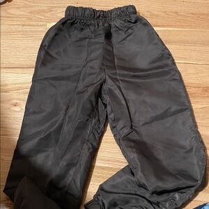 Essentials Charcoal Satin Joggers